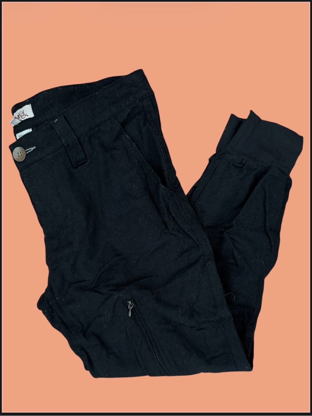 ANTHROPOLOGIE wool cargo joggers